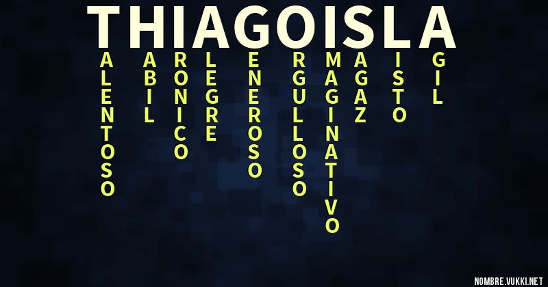 Acróstico thiagoisla