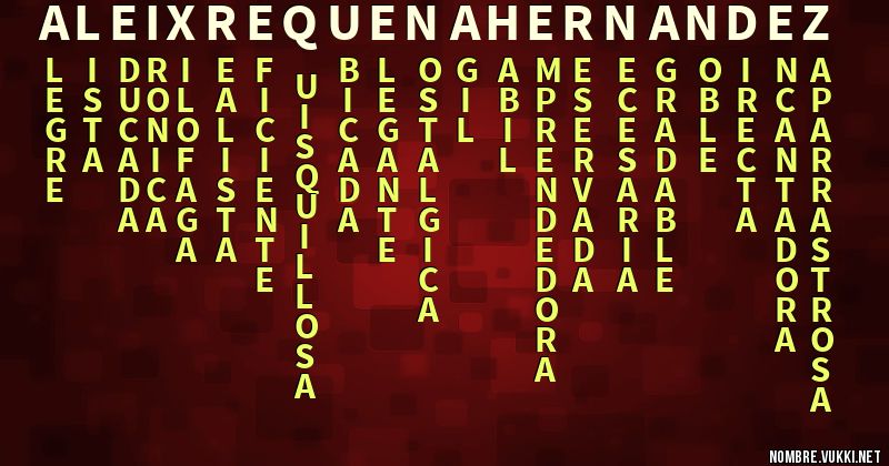 Acróstico aleix requena hernandez