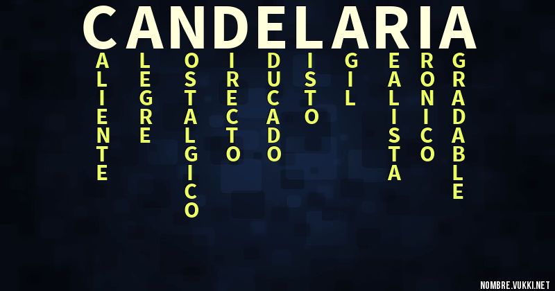 Acróstico candelaria