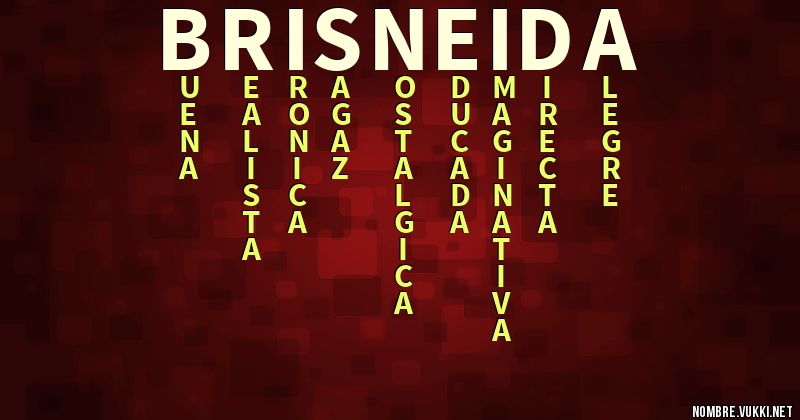 Acróstico brisneida