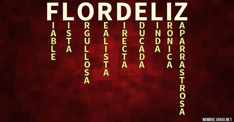 Acróstico flordeliz
