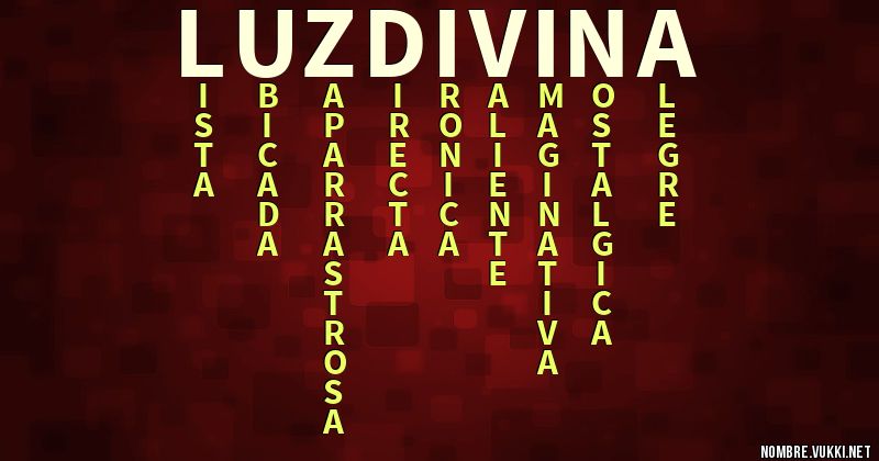 Acróstico luzdivina