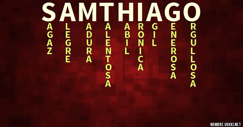 Acróstico samthiago