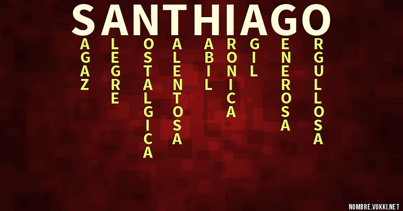 Acróstico santhiago