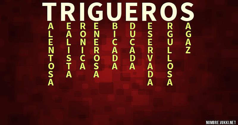 Acróstico trigueros