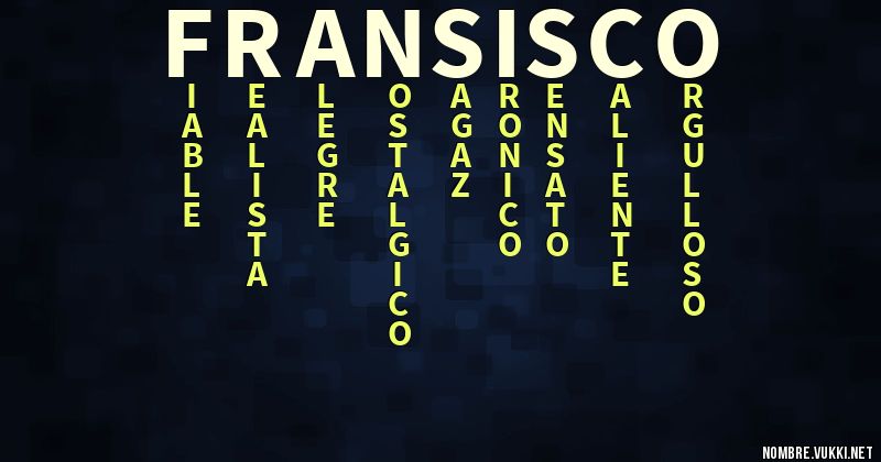 Acróstico fransisco