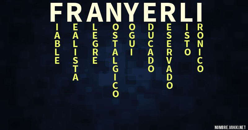 Acróstico franyerli