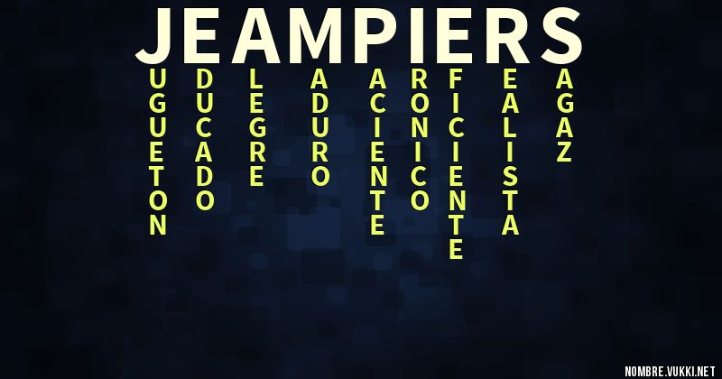 Acróstico jeampiers