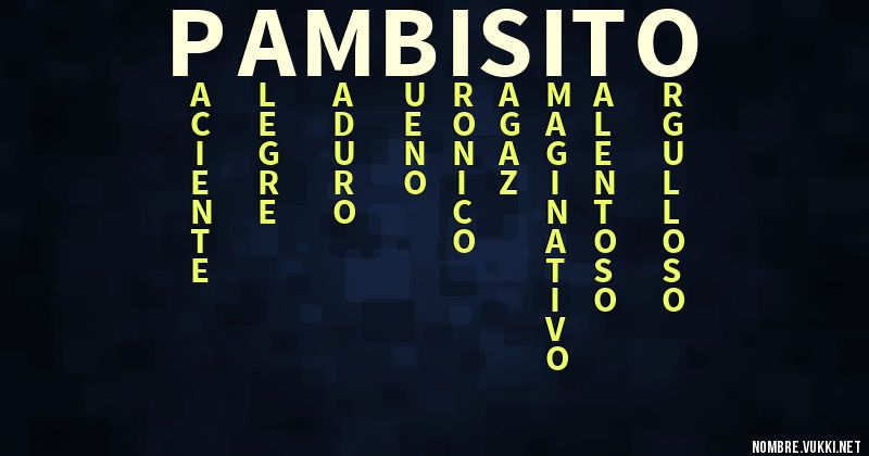 Acróstico pambisito