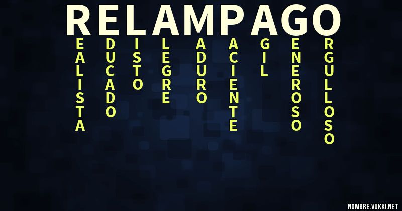 Acróstico relampago