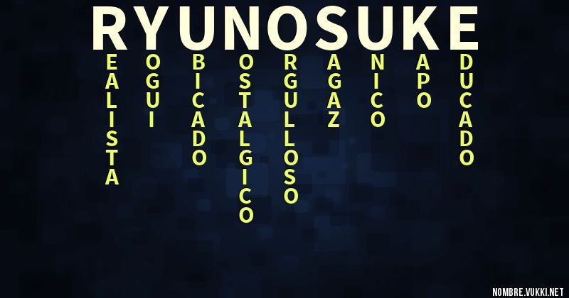 Acróstico ryunosuke
