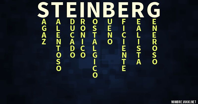 Acróstico steinberg