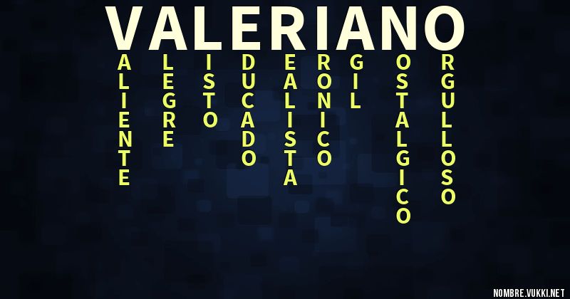 Acróstico valeriano