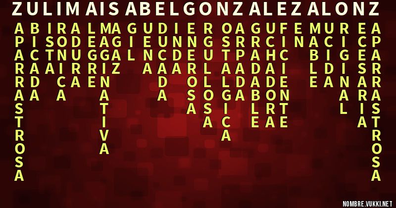 Acróstico zulima isabel gonzález alonz