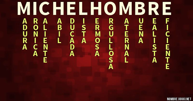 Acróstico michel hombre