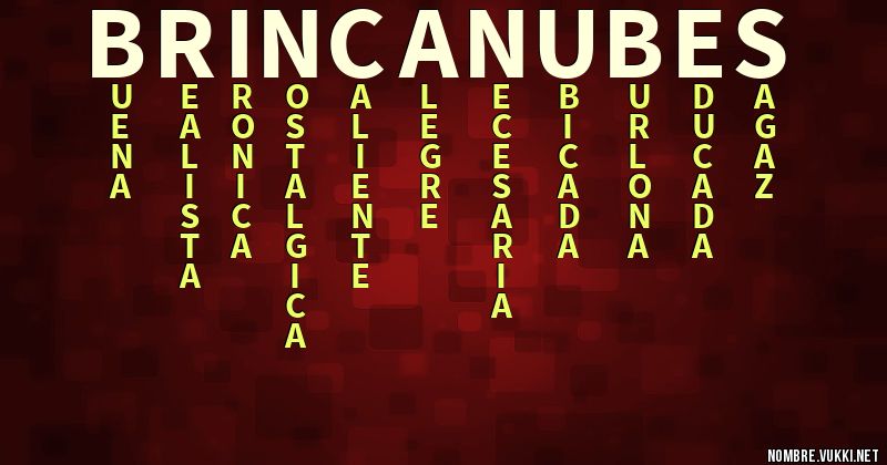 Acróstico brinca nubes