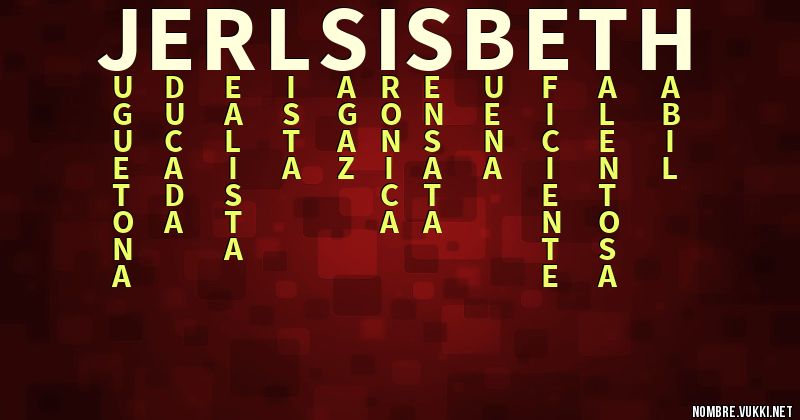 Acróstico jerlsisbeth