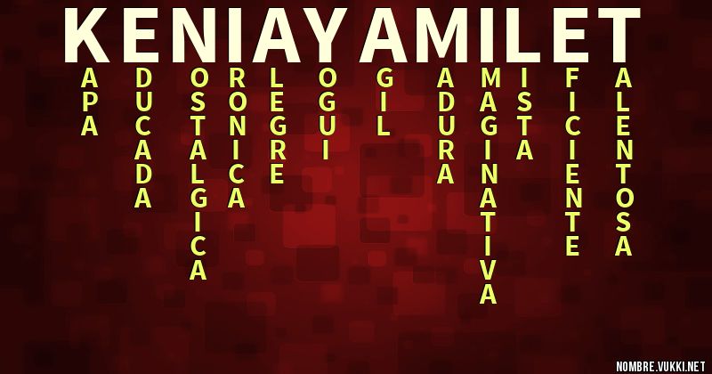 Acróstico kenia yamilet