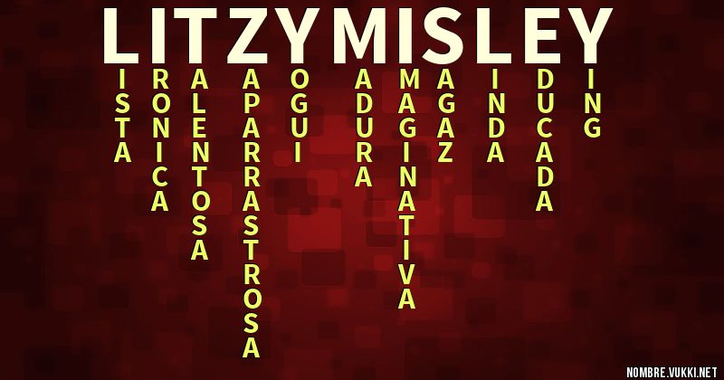 Acróstico litzy misley