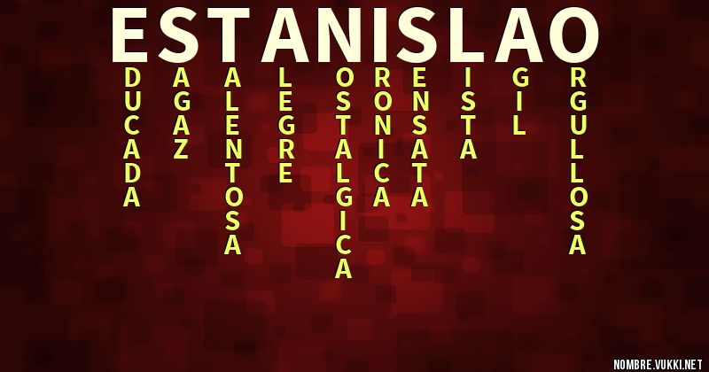 Acróstico estanislao