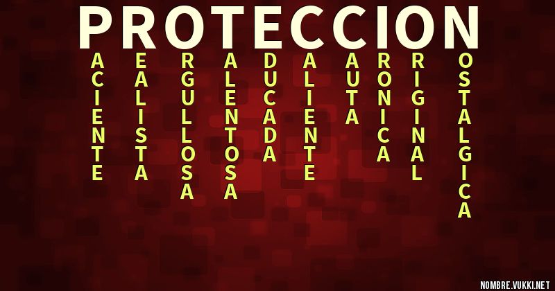 Acróstico protección