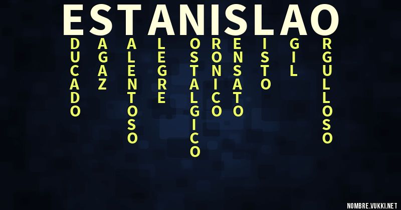 Acróstico estanislao