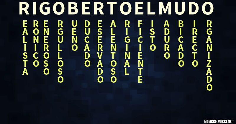 Acróstico rigoberto el mudo