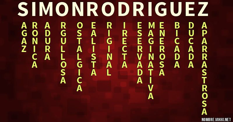 Acróstico simon rodriguez