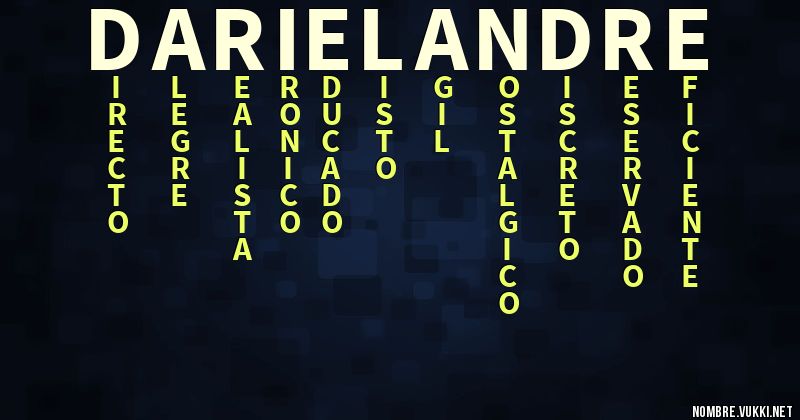 Acróstico dariel andrÉ