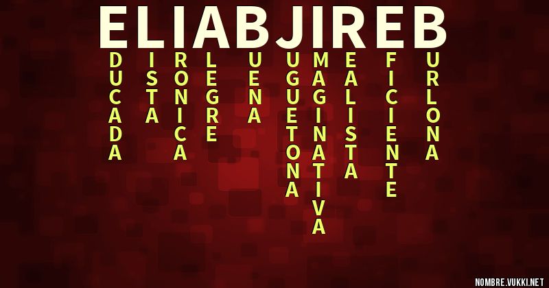 Acróstico eliab jireb
