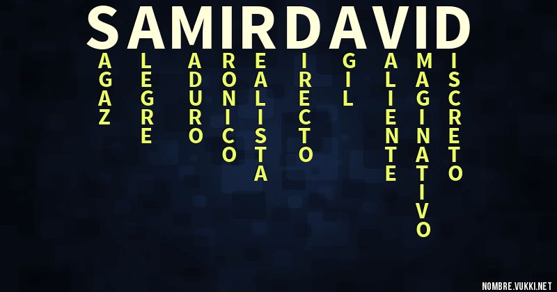 Acróstico samir david