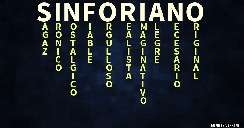Qué significa sinforiano