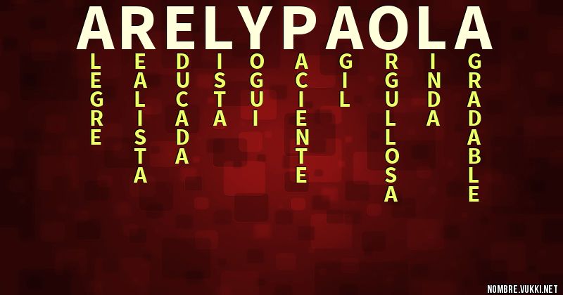 Acróstico arely paola