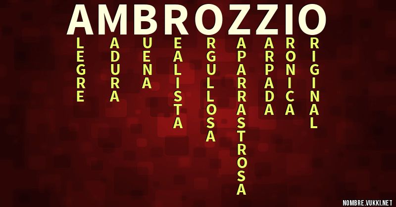 Acróstico ambrozzio
