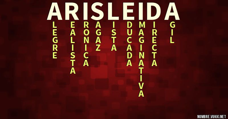 Acróstico aris leida