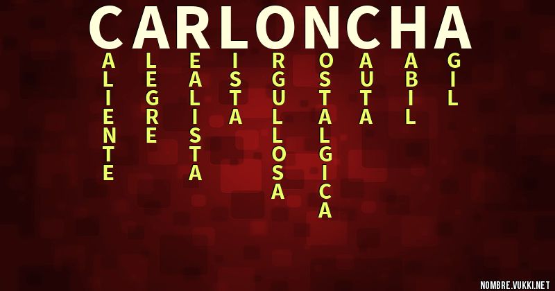 Acróstico carloncha
