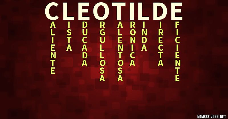 Acróstico cleo tilde