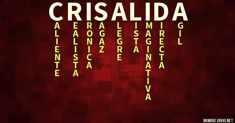 Acróstico crisalida