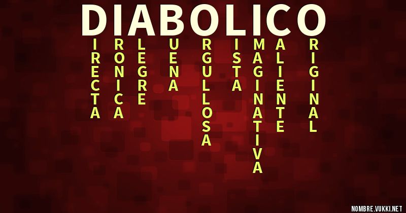Acróstico diabolico