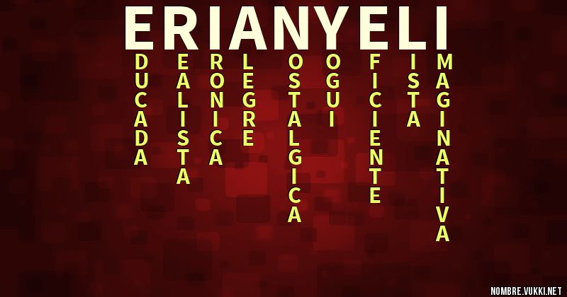 Acróstico erianyeli