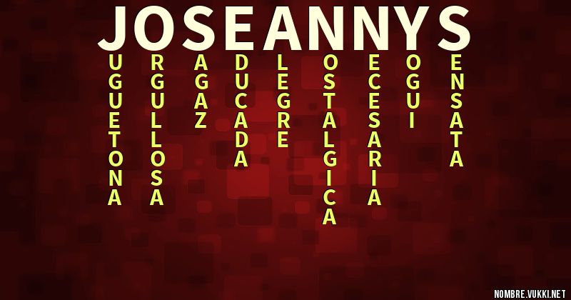 Acróstico joseannys