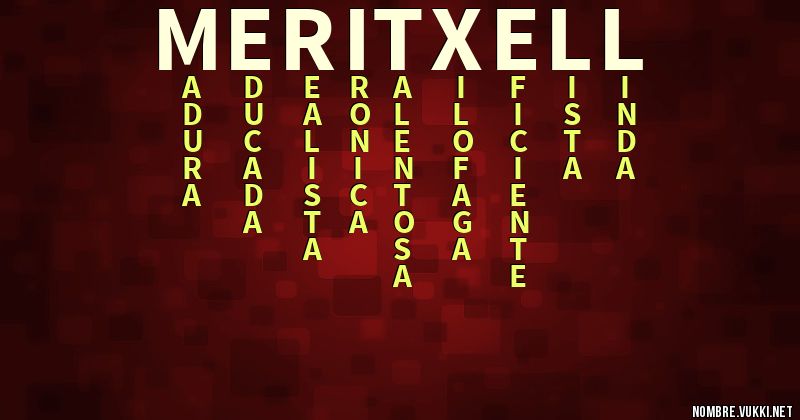 Acróstico meritxell