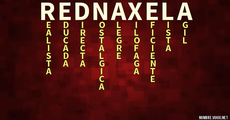 Acróstico rednaxela
