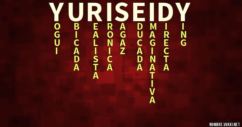 Acróstico yuriseidy