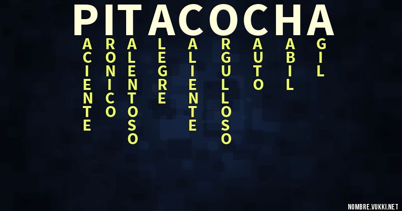 Acróstico pitacocha