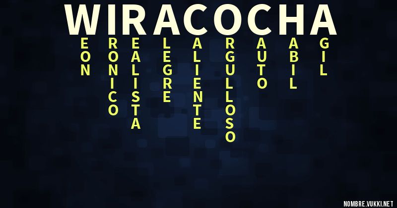 Acróstico wiracocha