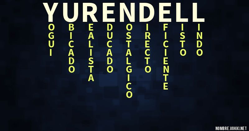 Acróstico yurendell