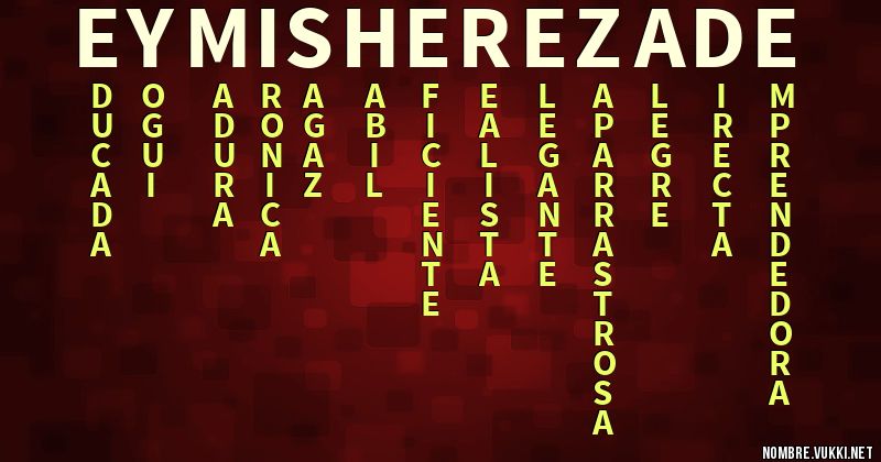 Acróstico eymi sherezade