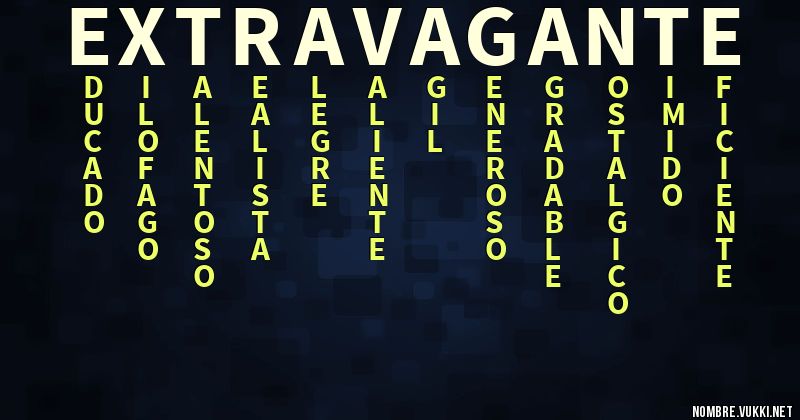 Acróstico extravagante
