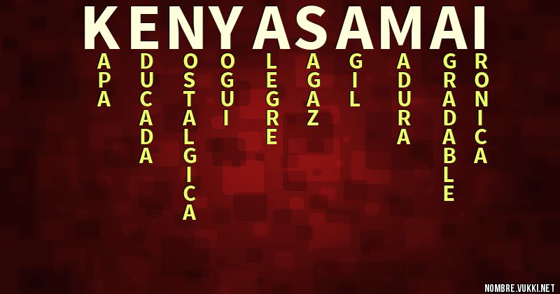 Acróstico kenya samai